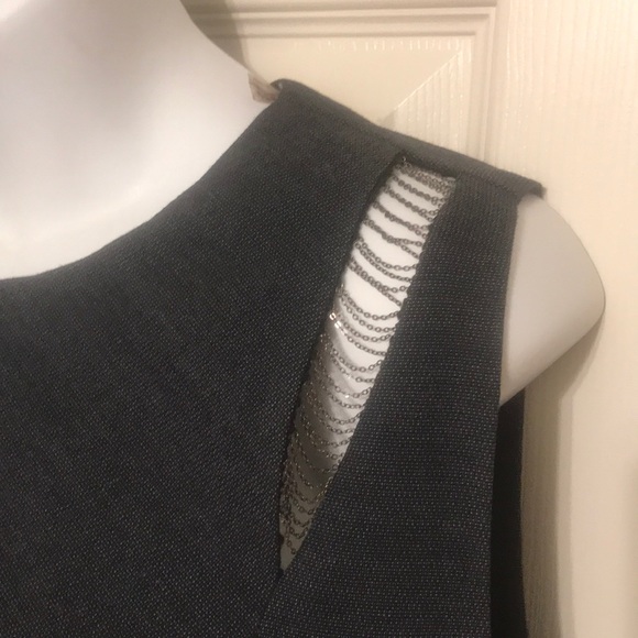 T Tahari sheath dress, size 16, charcoal gray - Picture 6 of 8